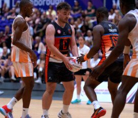 Title: London Giants Men vs World Strikers | Context: Game | Event: 2026 EMMNA UK Nationals | Event date: 2026-08-30 | Start time: 17:40 | Venue: Loughborough | Division: Men's | Court: SDW 1 | Teams: London Giants Men vs World Strikers | Website: https://sw11photos.co.uk