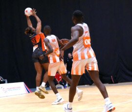 Title: London Giants Men vs World Strikers | Context: Game | Event: 2026 EMMNA UK Nationals | Event date: 2026-08-30 | Start time: 17:40 | Venue: Loughborough | Division: Men's | Court: SDW 1 | Teams: London Giants Men vs World Strikers | Website: https://sw11photos.co.uk