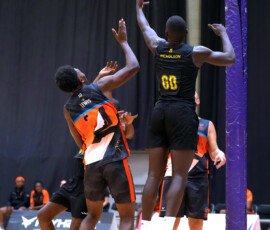 Title: London Giants vs AO Thunder Men | Context: Game | Event: 2026 EMMNA UK Nationals | Event date: 2026-08-30 | Start time: 11:50 | Venue: Loughborough | Division: Men's | Court: SDW 1 | Teams: London Giants vs AO Thunder Men | Website: https://sw11photos.co.uk