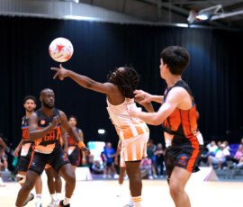 Title: London Giants Men vs World Strikers | Context: Game | Event: 2026 EMMNA UK Nationals | Event date: 2026-08-30 | Start time: 17:40 | Venue: Loughborough | Division: Men's | Court: SDW 1 | Teams: London Giants Men vs World Strikers | Website: https://sw11photos.co.uk