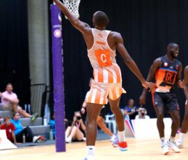 Title: London Giants Men vs World Strikers | Context: Game | Event: 2026 EMMNA UK Nationals | Event date: 2026-08-30 | Start time: 17:40 | Venue: Loughborough | Division: Men's | Court: SDW 1 | Teams: London Giants Men vs World Strikers | Website: https://sw11photos.co.uk