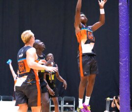 Title: London Giants vs AO Thunder Men | Context: Game | Event: 2026 EMMNA UK Nationals | Event date: 2026-08-30 | Start time: 11:50 | Venue: Loughborough | Division: Men's | Court: SDW 1 | Teams: London Giants vs AO Thunder Men | Website: https://sw11photos.co.uk