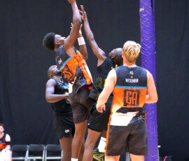 Title: London Giants vs AO Thunder Men | Context: Game | Event: 2026 EMMNA UK Nationals | Event date: 2026-08-30 | Start time: 11:50 | Venue: Loughborough | Division: Men's | Court: SDW 1 | Teams: London Giants vs AO Thunder Men | Website: https://sw11photos.co.uk
