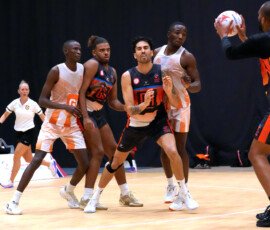 Title: London Giants Men vs World Strikers | Context: Game | Event: 2026 EMMNA UK Nationals | Event date: 2026-08-30 | Start time: 17:40 | Venue: Loughborough | Division: Men's | Court: SDW 1 | Teams: London Giants Men vs World Strikers | Website: https://sw11photos.co.uk