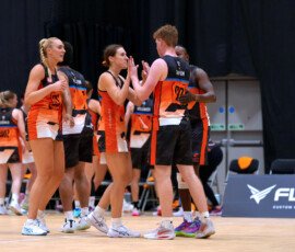 Title: London Giants vs Stunts OG's | Context: Game | Event: 2026 EMMNA UK Nationals | Event date: 2026-08-30 | Start time: 16:00 | Venue: Loughborough | Division: Mixed | Court: SDW 1 | Teams: London Giants vs Stunts OG's | Website: https://sw11photos.co.uk