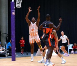 Title: London Giants Men vs World Strikers | Context: Game | Event: 2026 EMMNA UK Nationals | Event date: 2026-08-30 | Start time: 17:40 | Venue: Loughborough | Division: Men's | Court: SDW 1 | Teams: London Giants Men vs World Strikers | Website: https://sw11photos.co.uk